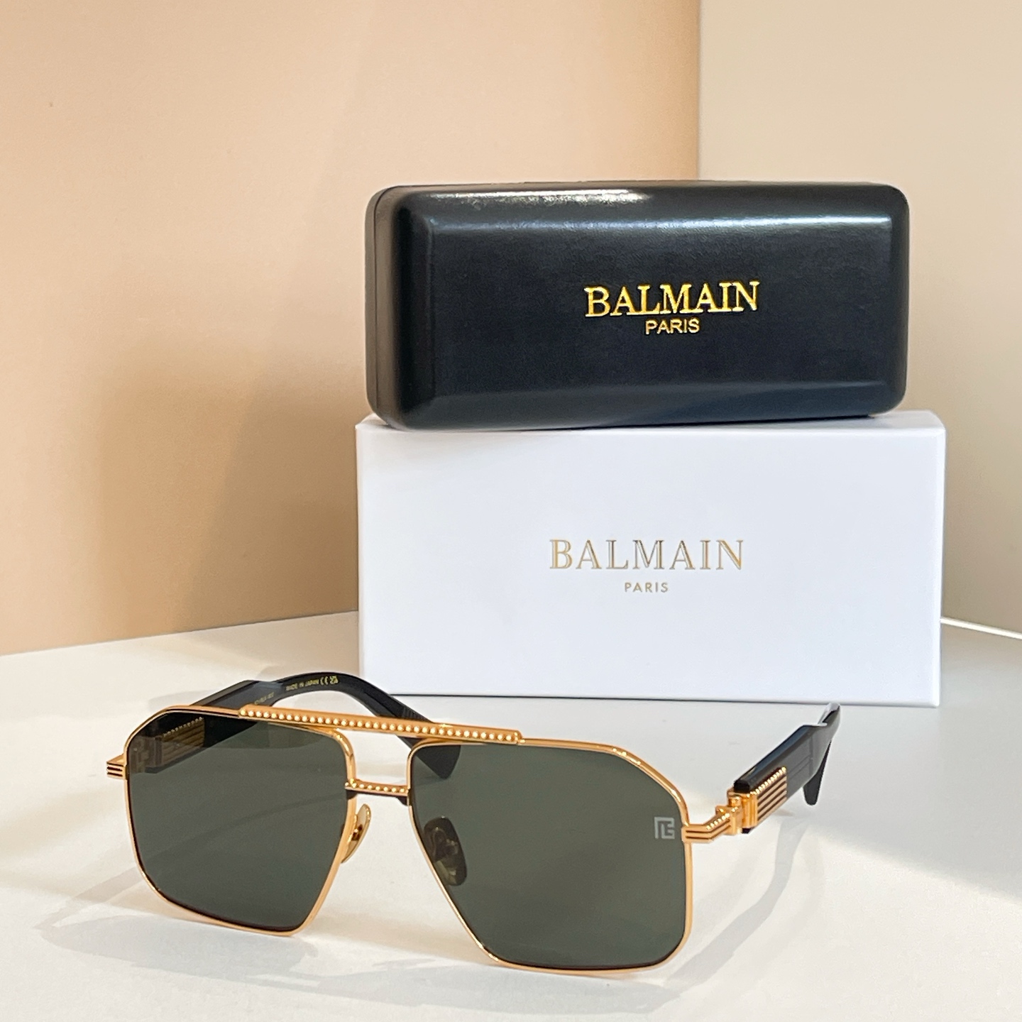 BALMAIN 巴尔曼🍁🍁🍁MODEL：Soldier/C-159A-42//BLK-GLD🍁🍁🍁SIZ