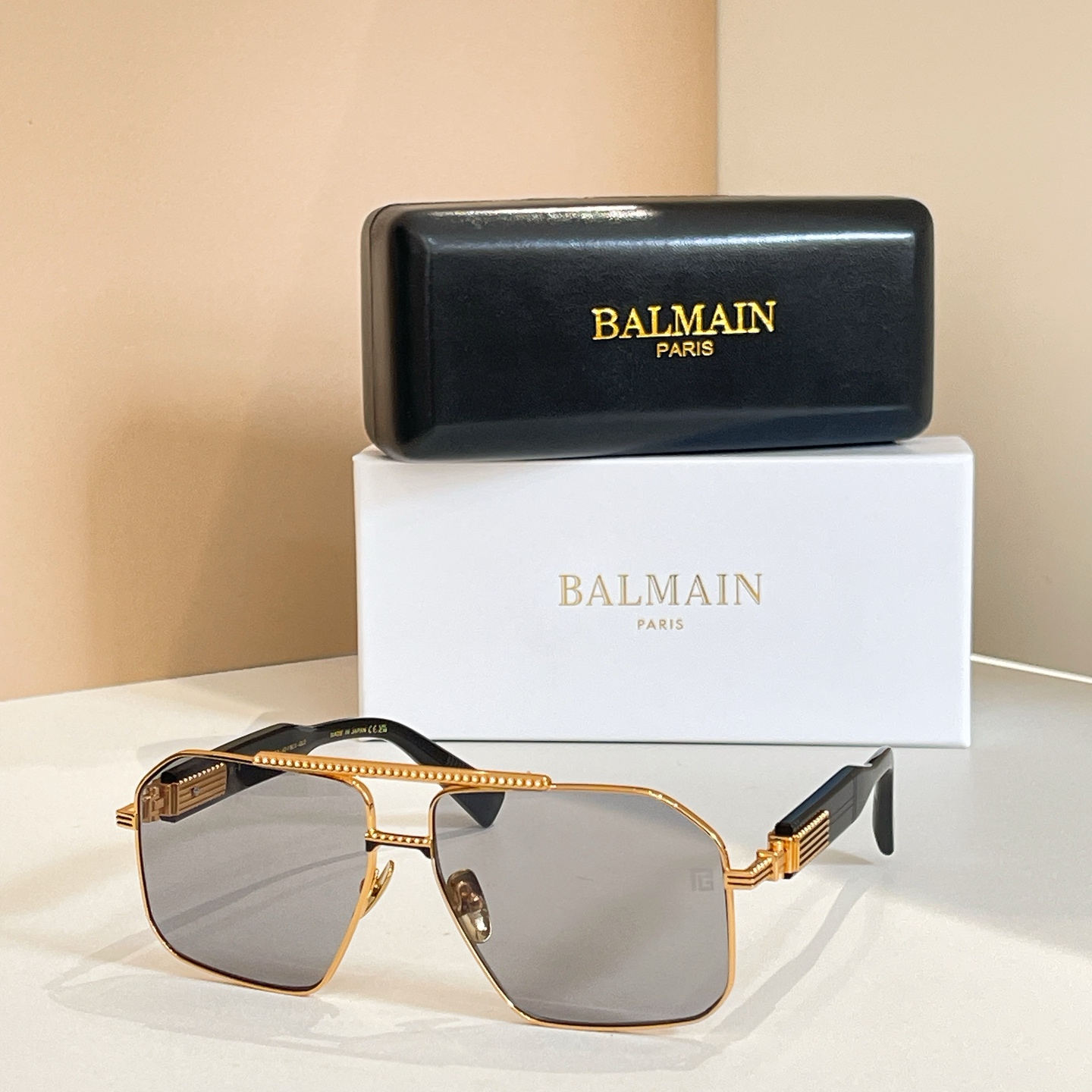 BALMAIN 巴尔曼🍁🍁🍁MODEL：Soldier/C-159A-42//BLK-GLD🍁🍁🍁SIZ