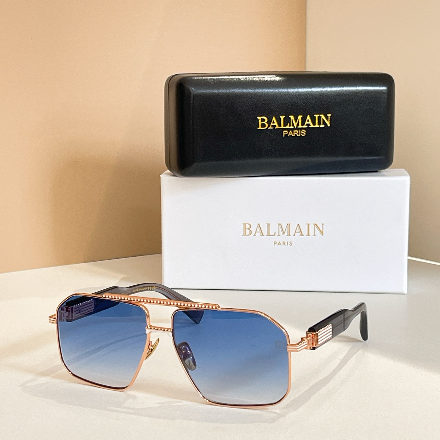 BALMAIN 巴尔曼🍁🍁🍁MODEL：Soldier/C-159A-42//BLK-GLD🍁🍁🍁SIZ