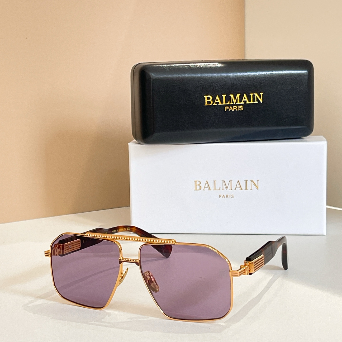 BALMAIN 巴尔曼🍁🍁🍁MODEL：Soldier/C-159A-42//BLK-GLD🍁🍁🍁SIZ