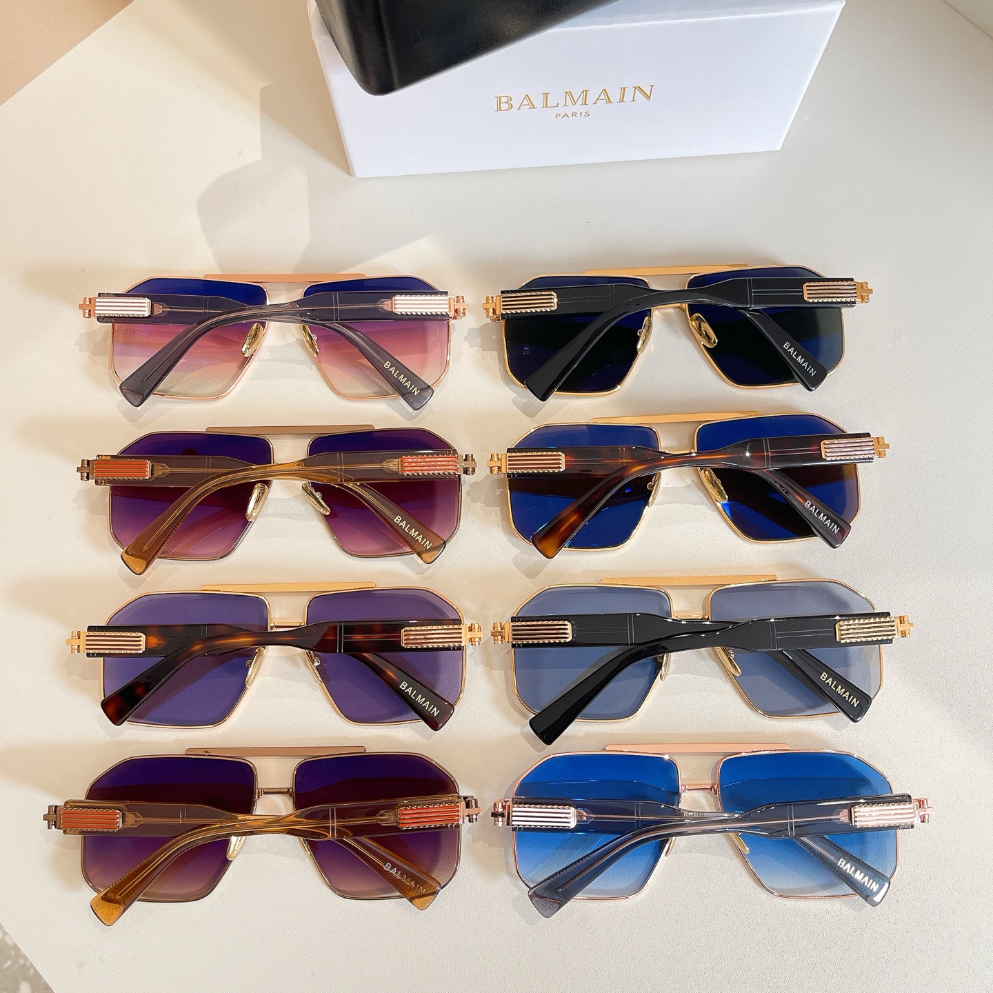 BALMAIN 巴尔曼🍁🍁🍁MODEL：Soldier/C-159A-42//BLK-GLD🍁🍁🍁SIZ