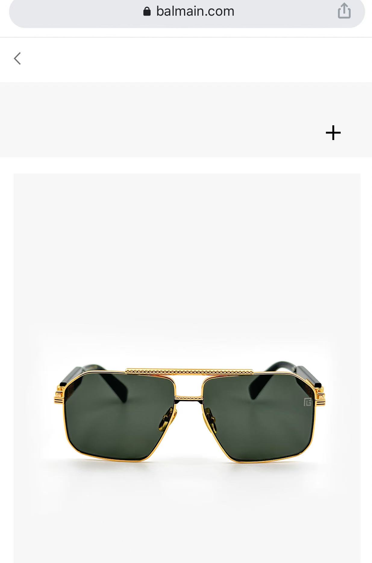 BALMAIN 巴尔曼🍁🍁🍁MODEL：Soldier/C-159A-42//BLK-GLD🍁🍁🍁SIZ