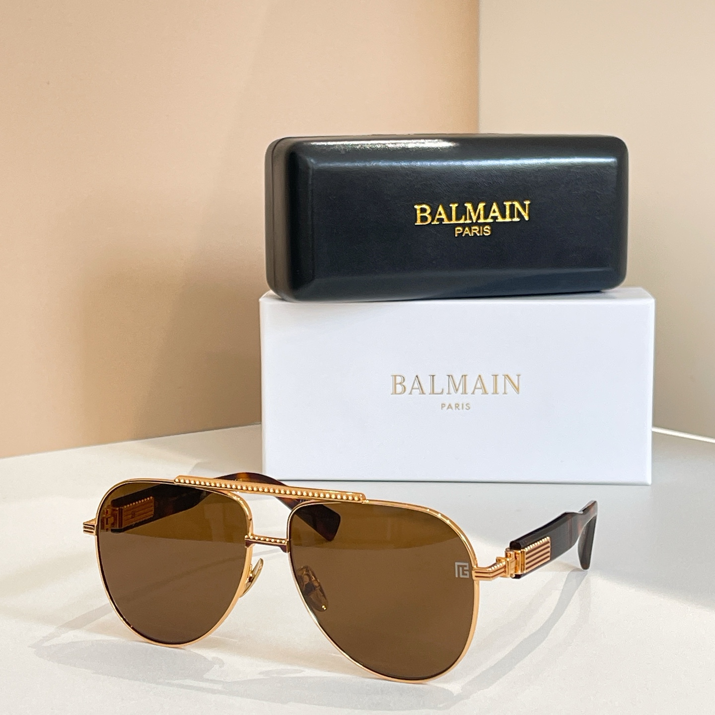 BALMAIN 巴尔曼🍁🍁🍁MODEL：Soldier/C-159A-42//BLK-GLD🍁🍁🍁SIZ