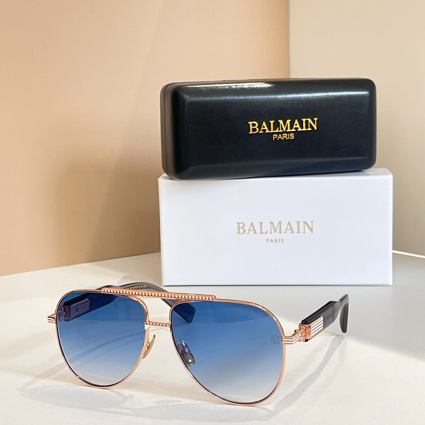 BALMAIN 巴尔曼🍁🍁🍁MODEL：Soldier/C-159A-42//BLK-GLD🍁🍁🍁SIZ