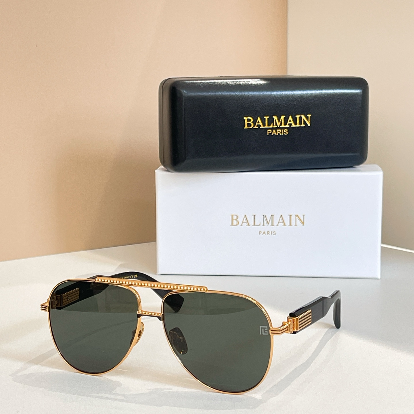 BALMAIN 巴尔曼🍁🍁🍁MODEL：Soldier/C-159A-42//BLK-GLD🍁🍁🍁SIZ