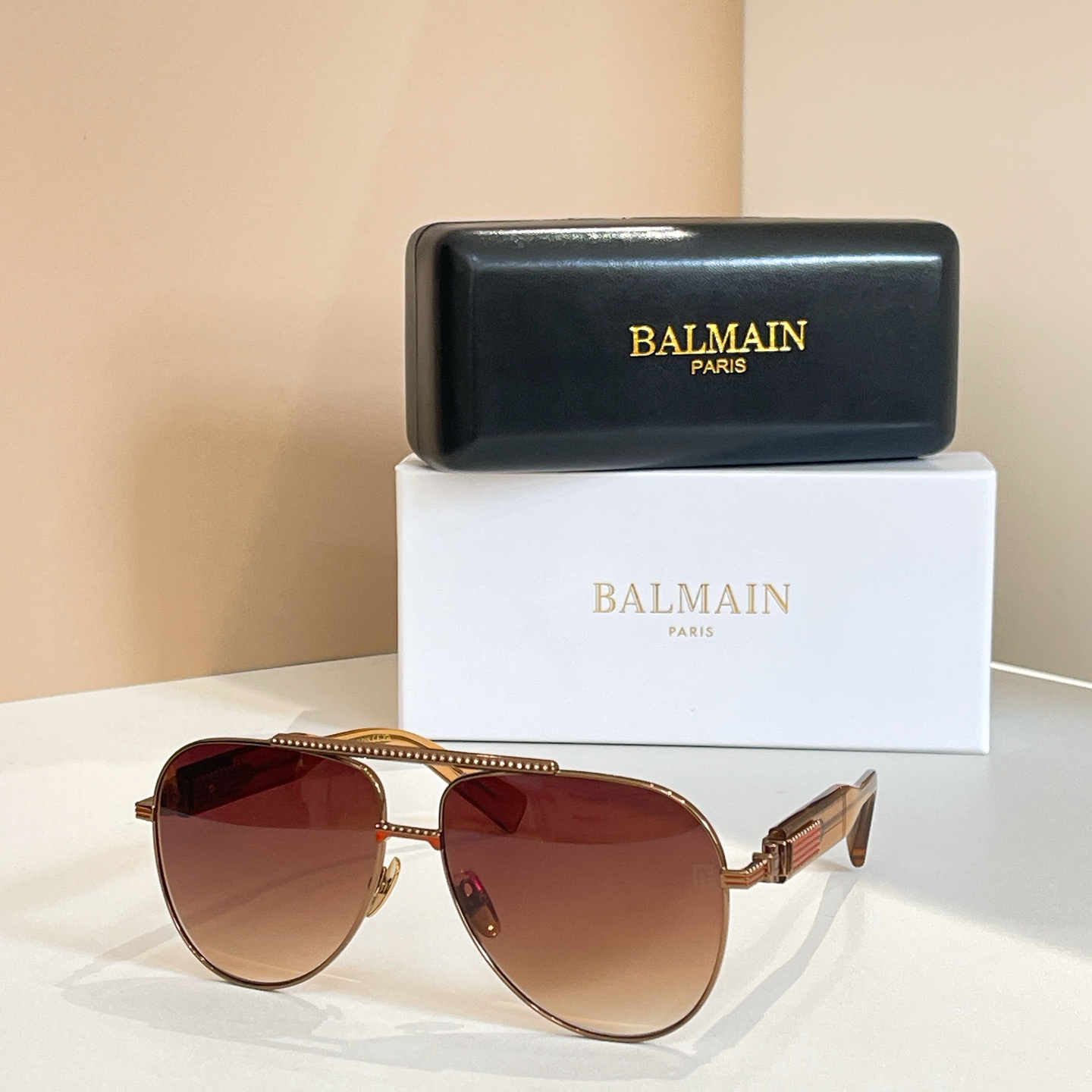 BALMAIN 巴尔曼🍁🍁🍁MODEL：Soldier/C-159A-42//BLK-GLD🍁🍁🍁SIZ