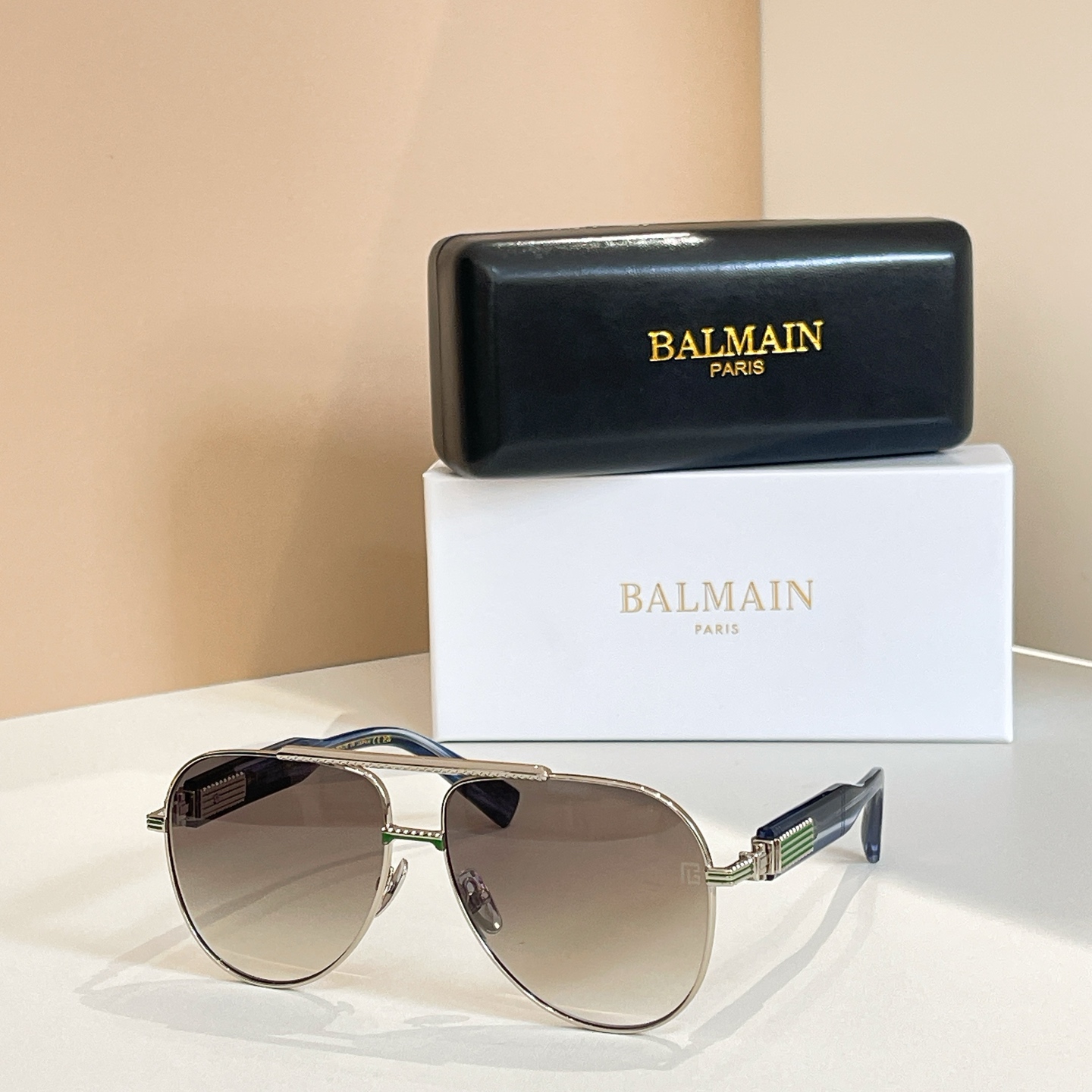 BALMAIN 巴尔曼🍁🍁🍁MODEL：Soldier/C-159A-42//BLK-GLD🍁🍁🍁SIZ