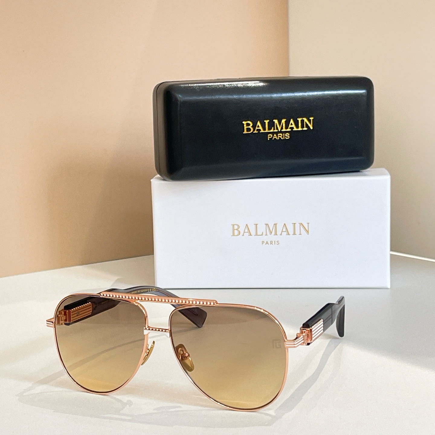 BALMAIN 巴尔曼🍁🍁🍁MODEL：Soldier/C-159A-42//BLK-GLD🍁🍁🍁SIZ