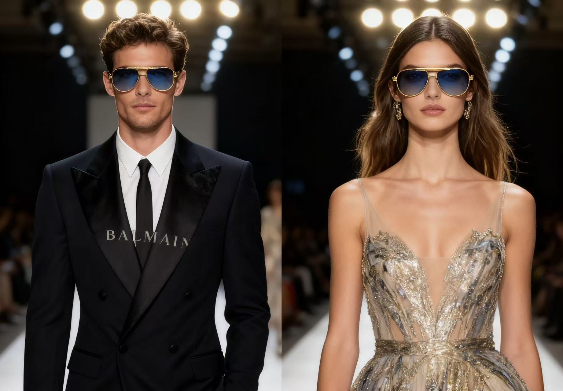 BALMAIN 巴尔曼🍁🍁🍁MODEL：Soldier/C-159A-42//BLK-GLD🍁🍁🍁SIZ