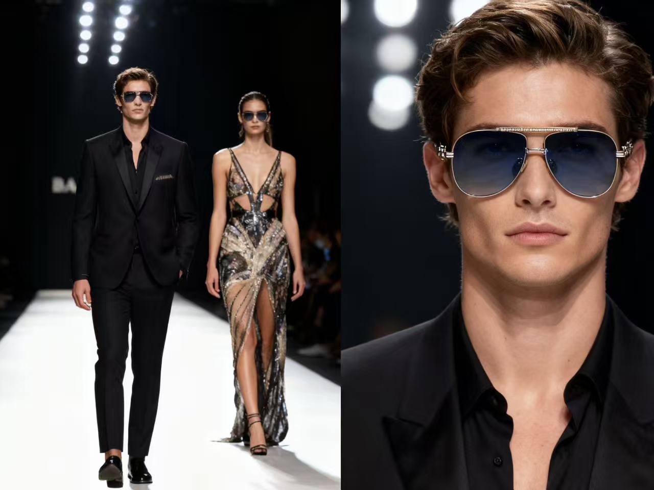 BALMAIN 巴尔曼🍁🍁🍁MODEL：Soldier/C-159A-42//BLK-GLD🍁🍁🍁SIZ