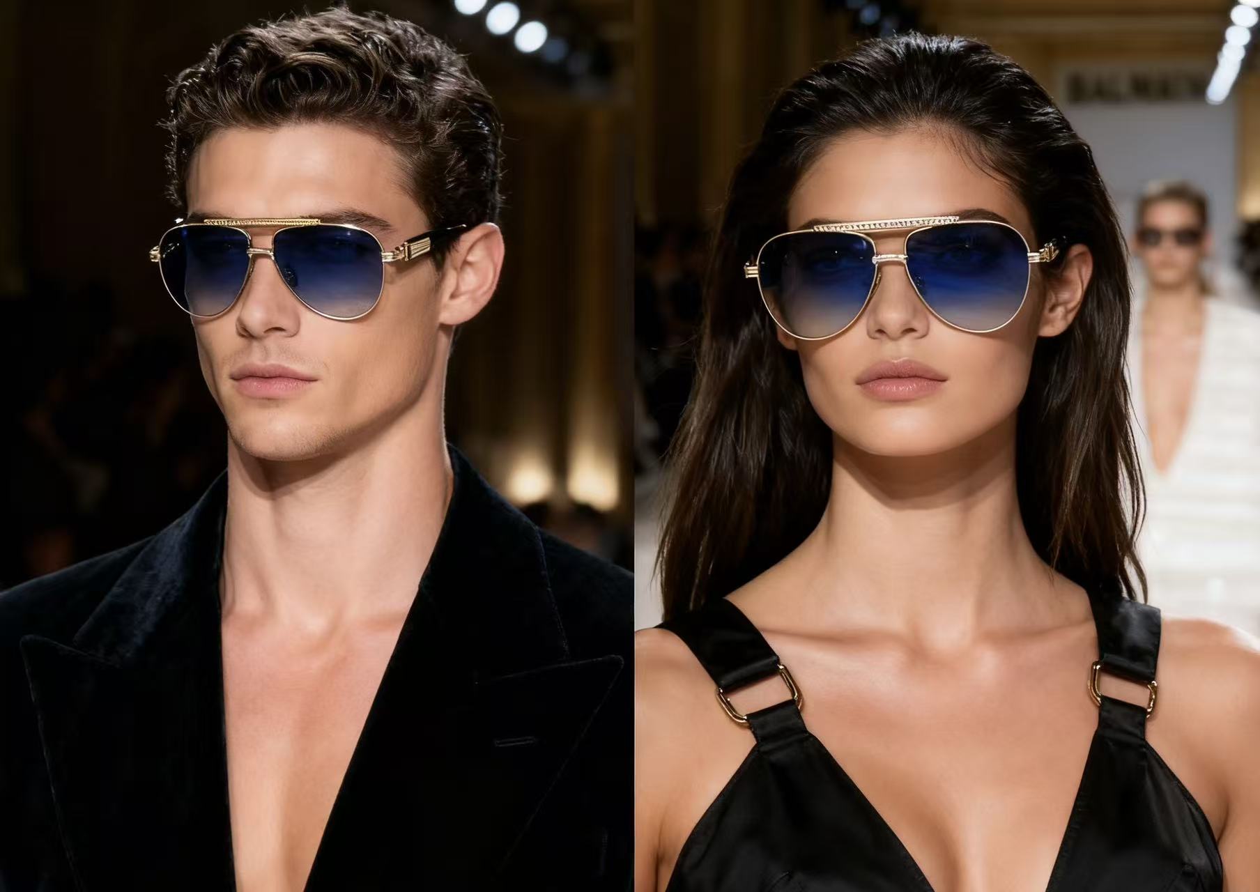 BALMAIN 巴尔曼🍁🍁🍁MODEL：Soldier/C-159A-42//BLK-GLD🍁🍁🍁SIZ