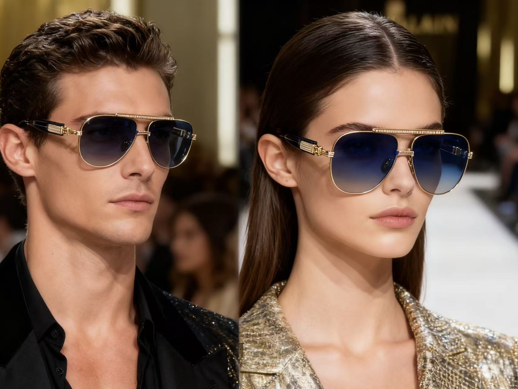 BALMAIN 巴尔曼🍁🍁🍁MODEL：Soldier/C-159A-42//BLK-GLD🍁🍁🍁SIZ