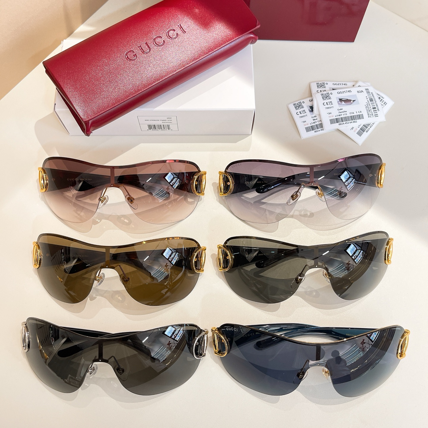 GUCC*🐝🐝🐝MODEL：GG2174S🐝🐝🐝SIZE：140口115🐝🐝🐝