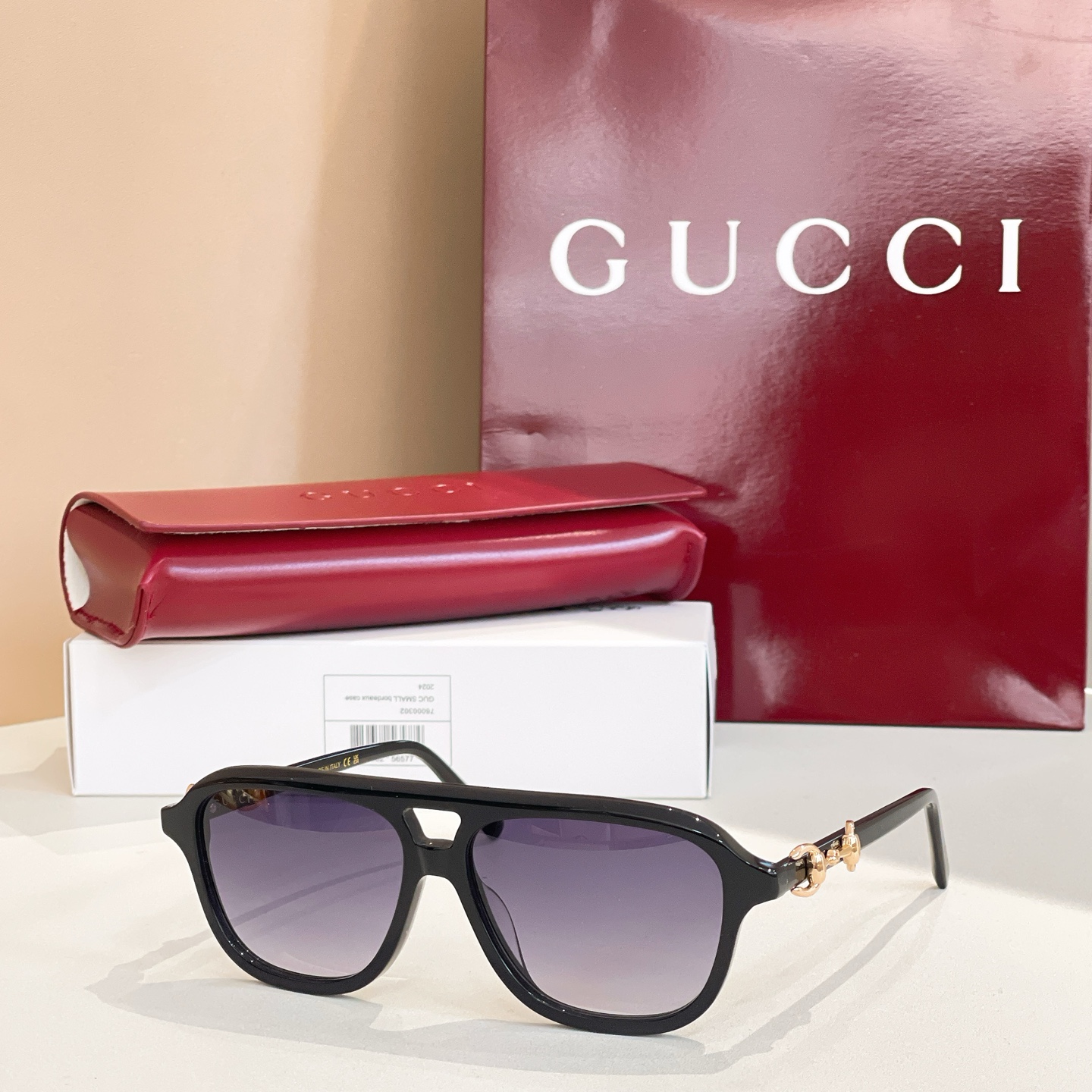 GUCC*🐝🐝🐝MODEL：GG 2216O🐝🐝🐝SIZE：55口13-140🐝🐝🐝