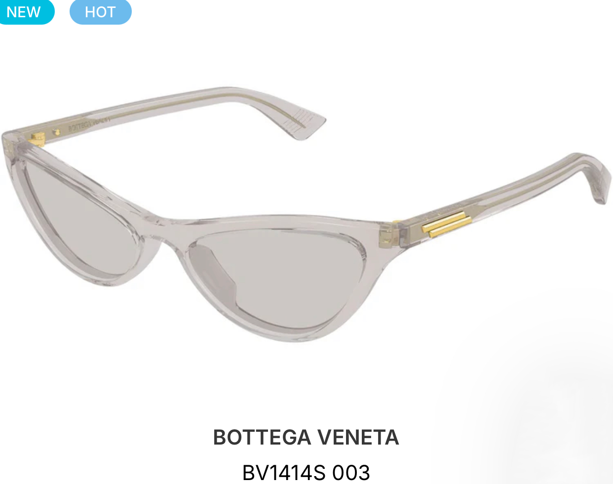 BOTTEGA VENET*MODEL：BV1414S SIZE：56口17-140