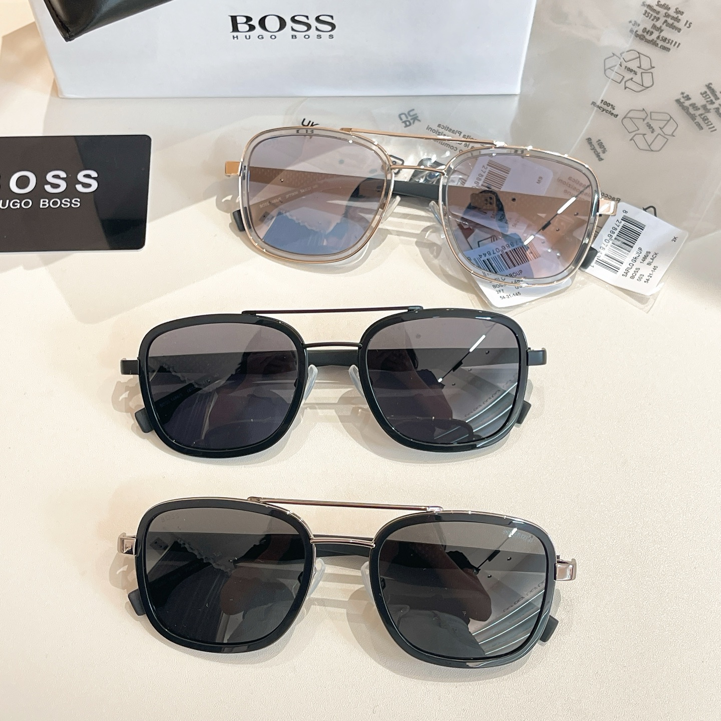 BOSS✨✨✨MODEL: 1486/S✨✨✨SIZE: 54口21-145✨✨✨原装货品～