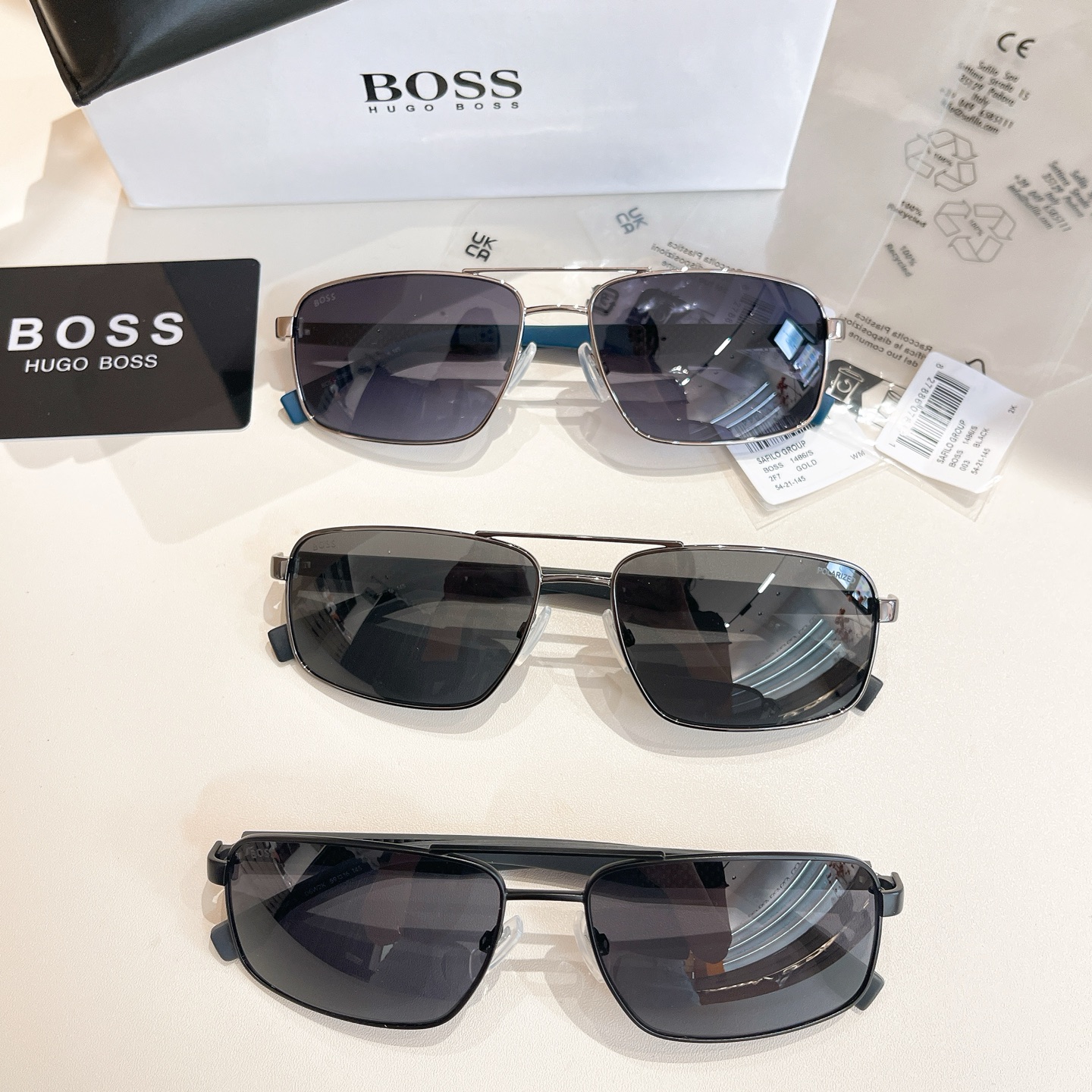 BOSS✨✨✨MODEL: 1580/S ✨✨✨SIZE: 59口16-145✨✨✨原装货品～