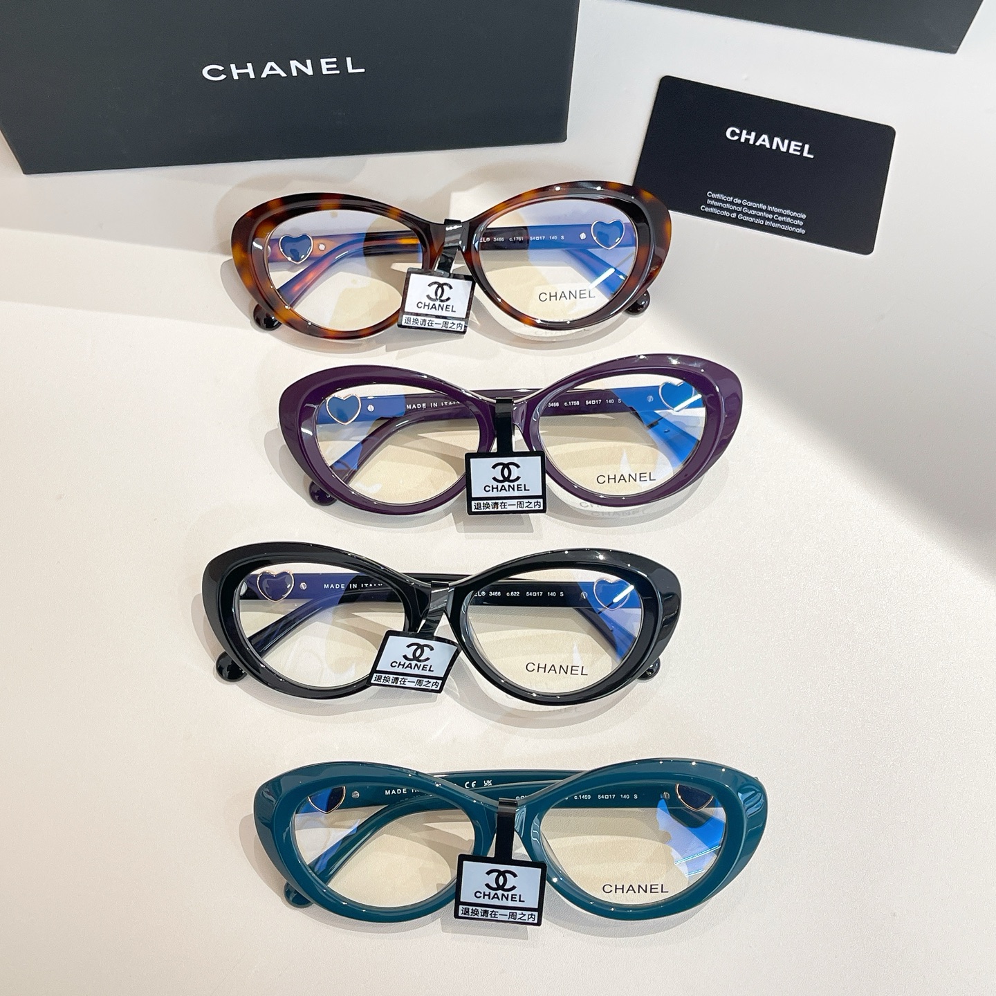 CHANE*🌸🌸🌸MODEL：3466🌸🌸🌸SIZE：54口17-140🌸🌸🌸高版本～～