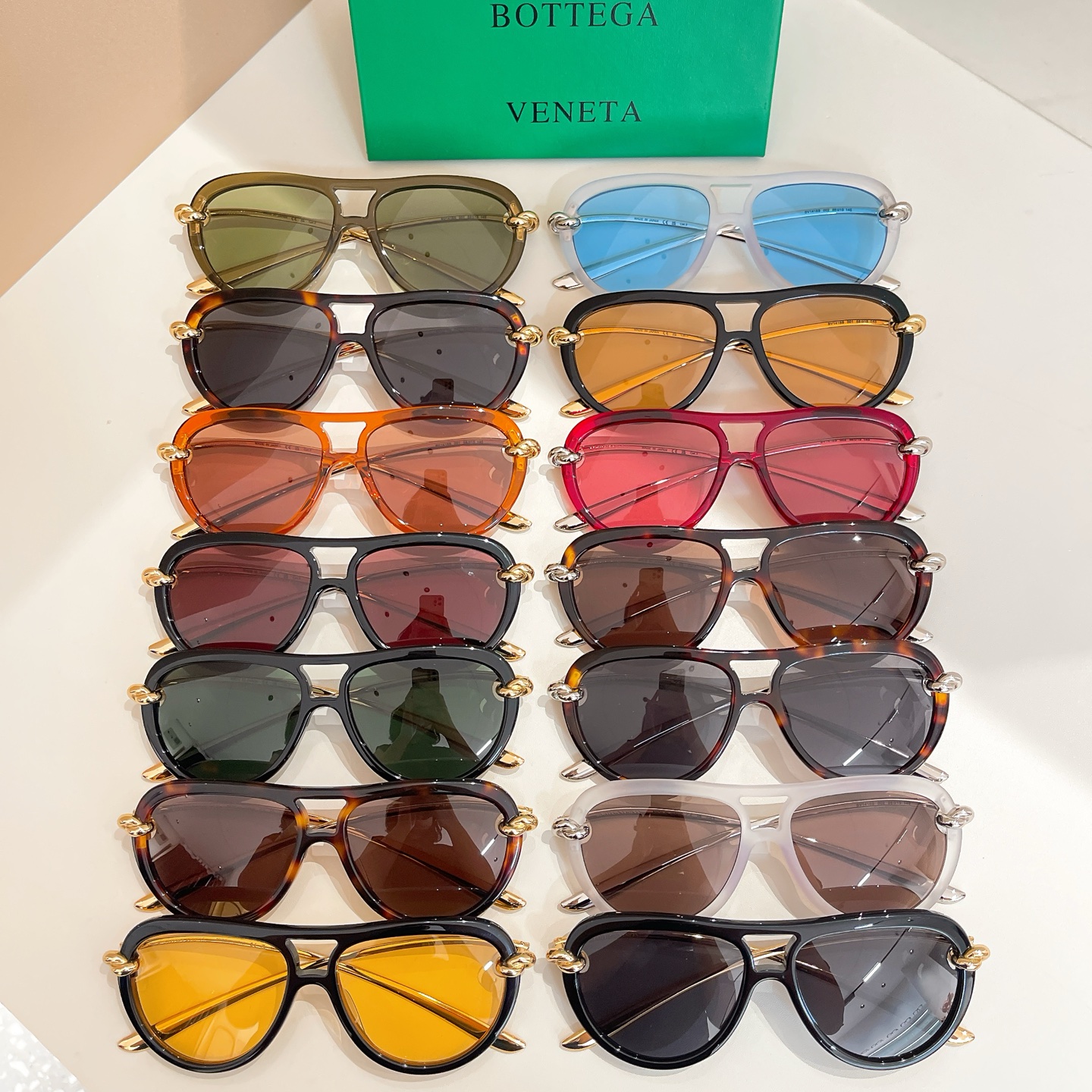 BOTTEGA VENET*🌟🌟🌟MODEL：BV1418S🌟🌟🌟SIZE：58口18-145🌟🌟🌟