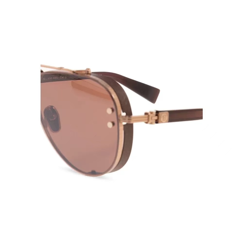 BALMAIN 巴尔曼🍁🍁🍁MODEL：BPS-125B-42//BLK- GLD🍁🍁🍁SIZE：59口