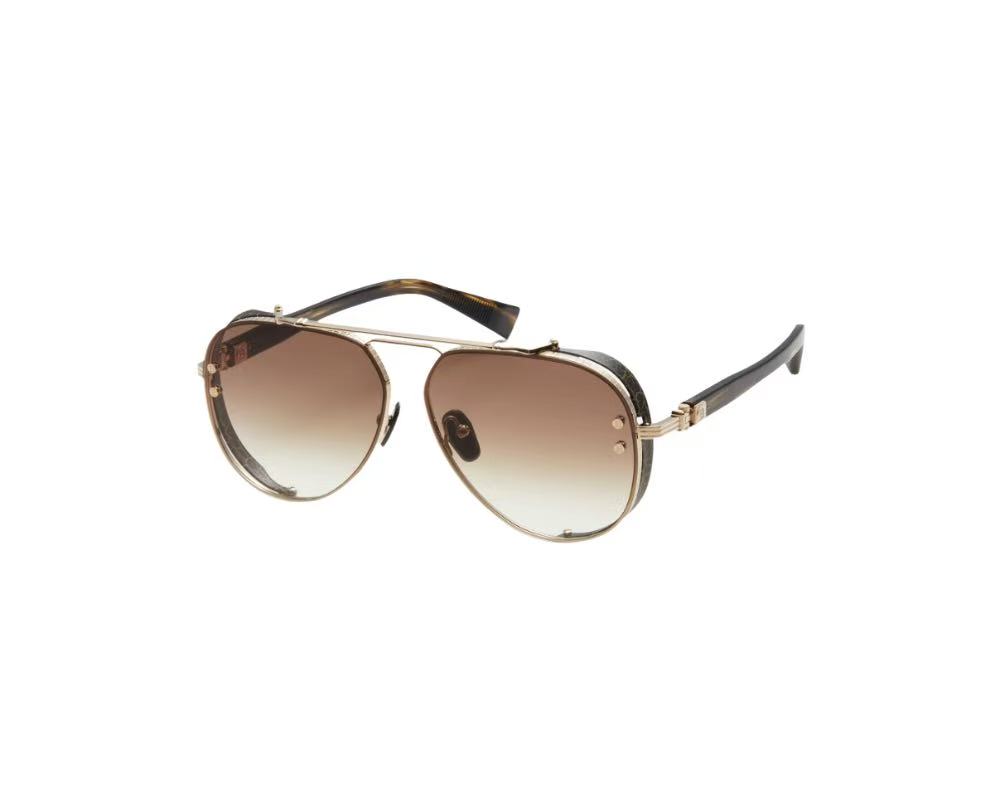 BALMAIN 巴尔曼🍁🍁🍁MODEL：BPS-125B-42//BLK- GLD🍁🍁🍁SIZE：59口