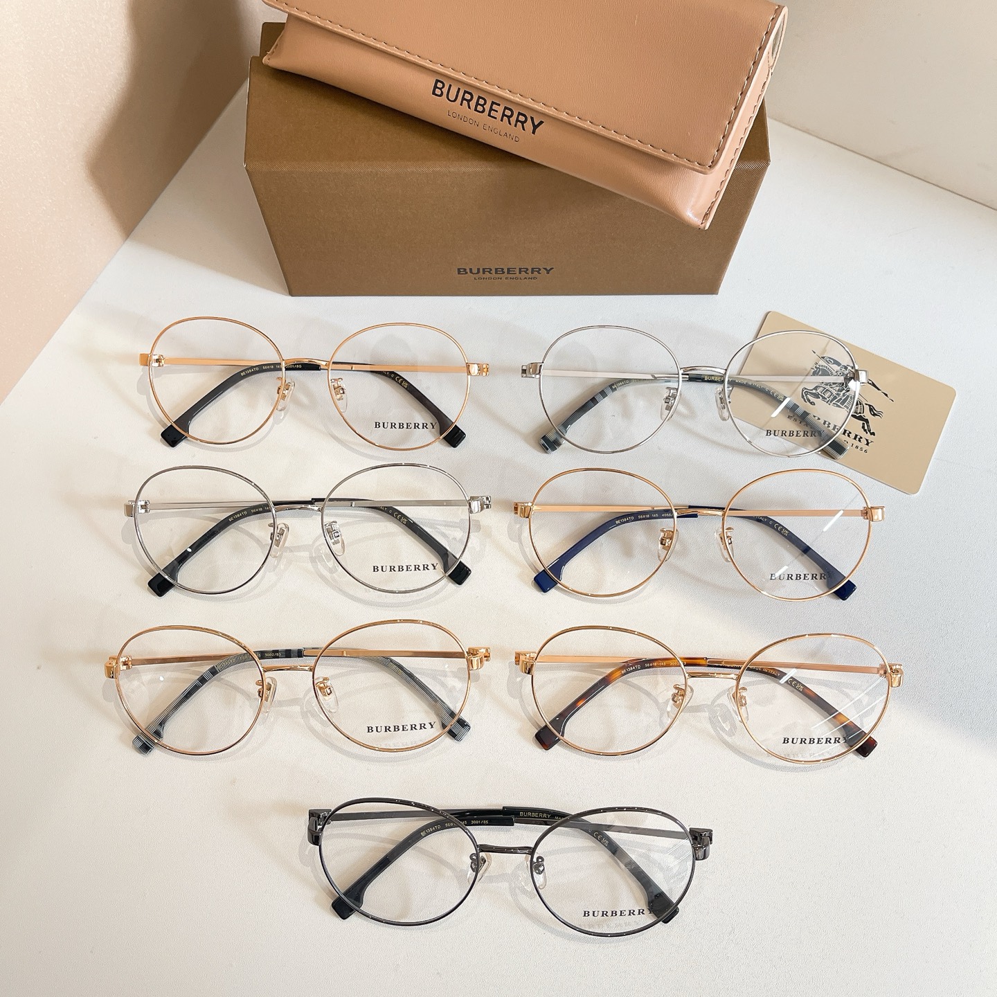 BURBERR*🍁🍁🍁MODEL：BE 1384TD🍁🍁🍁SIZE：56口18-145🍁🍁🍁