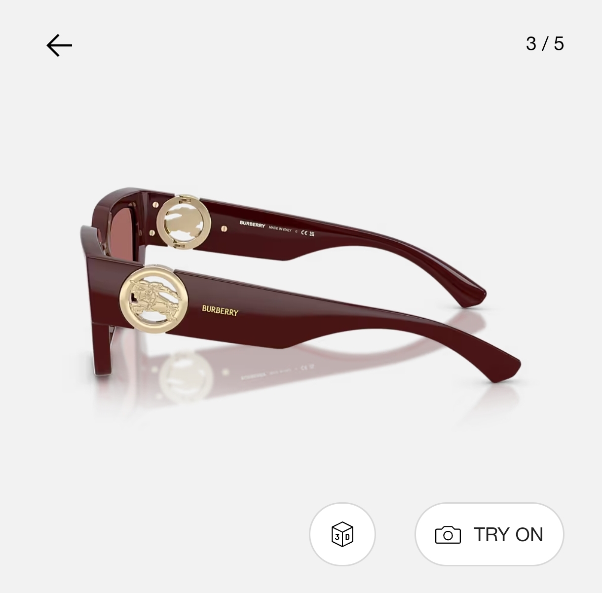 BURBERR*MODEL：B 5882SIZE：54口20-145