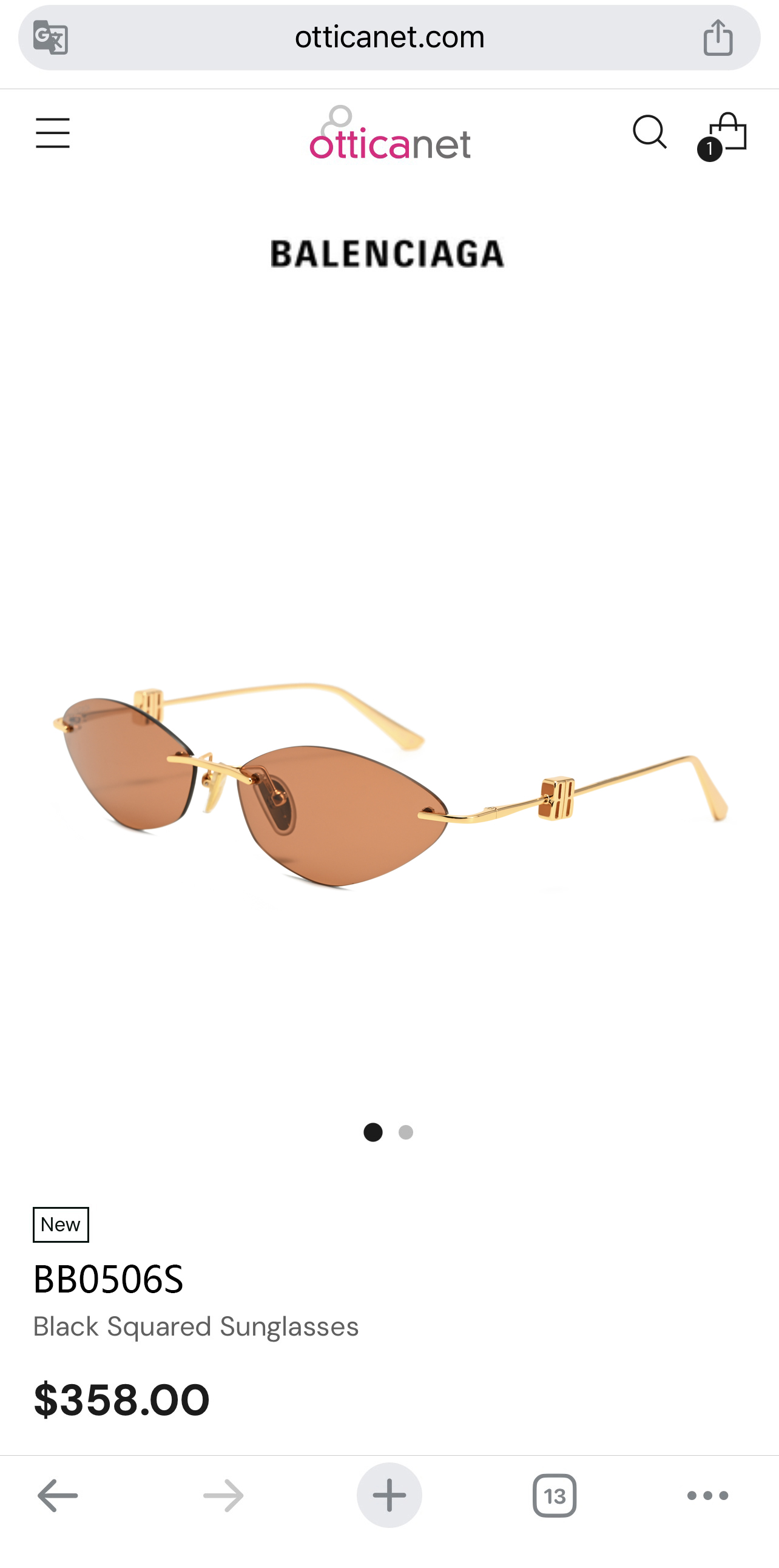 BALENCIAG*巴黎*世家⚜️⚜️⚜️MODEL：BB 0506S⚜️⚜️⚜️SIZE：64口16-