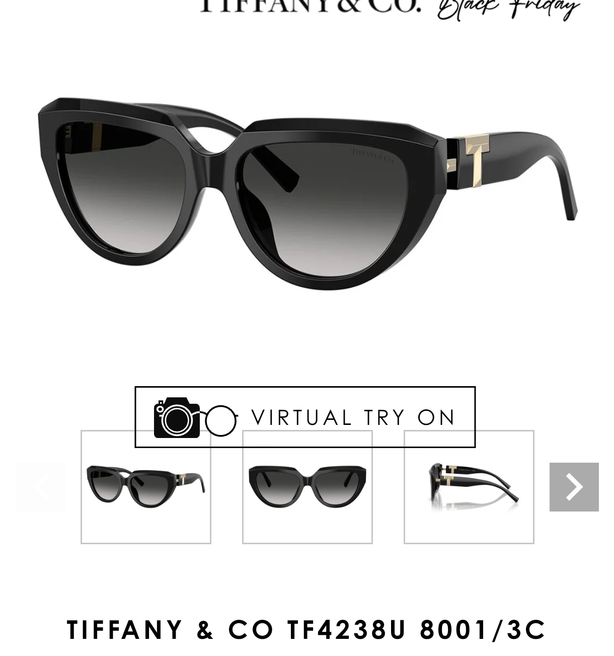 TIFFANY&Co.✨✨✨MODEL：TF4238U✨✨✨ SIZE：57口18-143✨✨✨