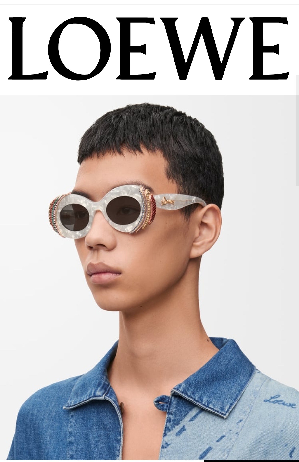 LOEWE🌟🌟🌟MODEL：RAVE OVAL🌟🌟🌟SIZE：48口24-145🌟🌟🌟