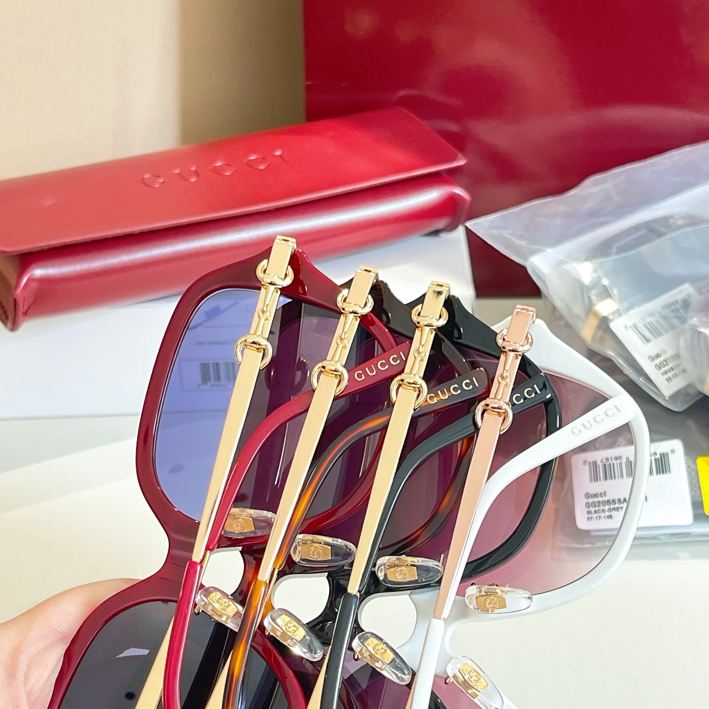 GUCC*✨✨MODEL：GG2055SA✨✨✨ SIZE：57口17-145✨✨ ✨高版本～～