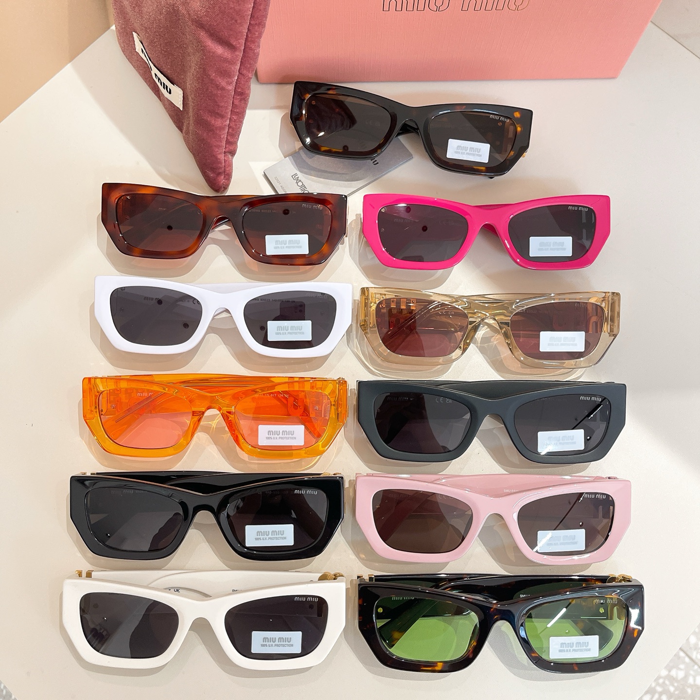 MIU MI*🎀🎀🎀MODEL：SMU 09WS🎀🎀🎀SIZE：53口22-135🎀🎀🎀