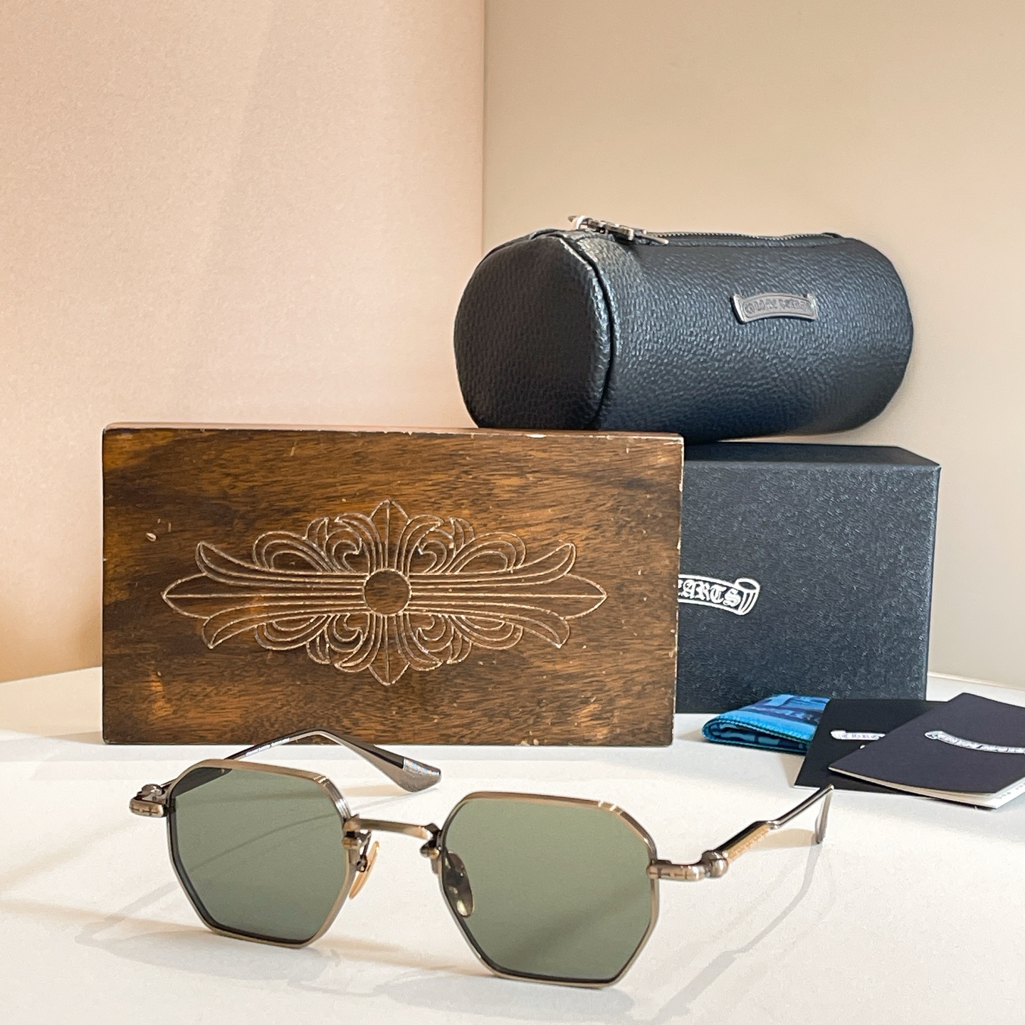 CHROME HEART*⚜️⚜️⚜️MODEL：MBK-18KGP⚜️⚜️⚜️SIZE：48口22-1