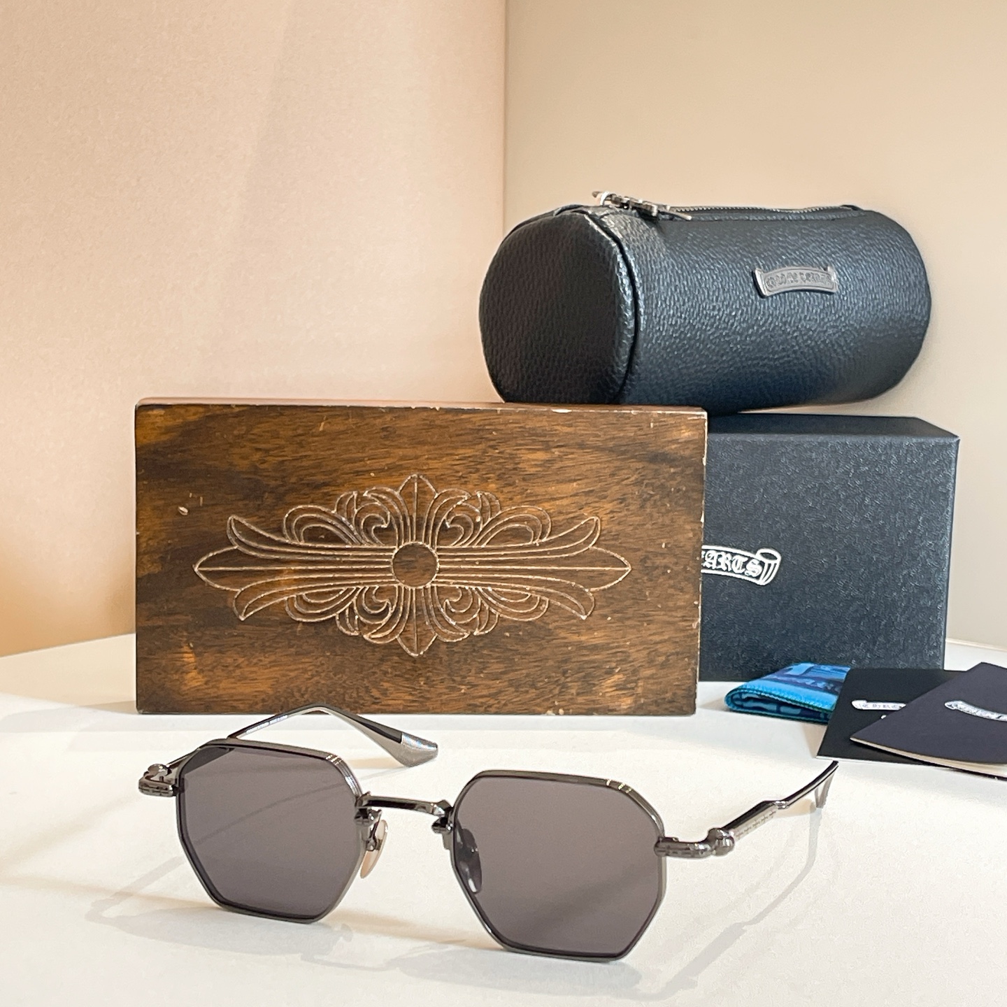 CHROME HEART*⚜️⚜️⚜️MODEL：MBK-18KGP⚜️⚜️⚜️SIZE：48口22-1