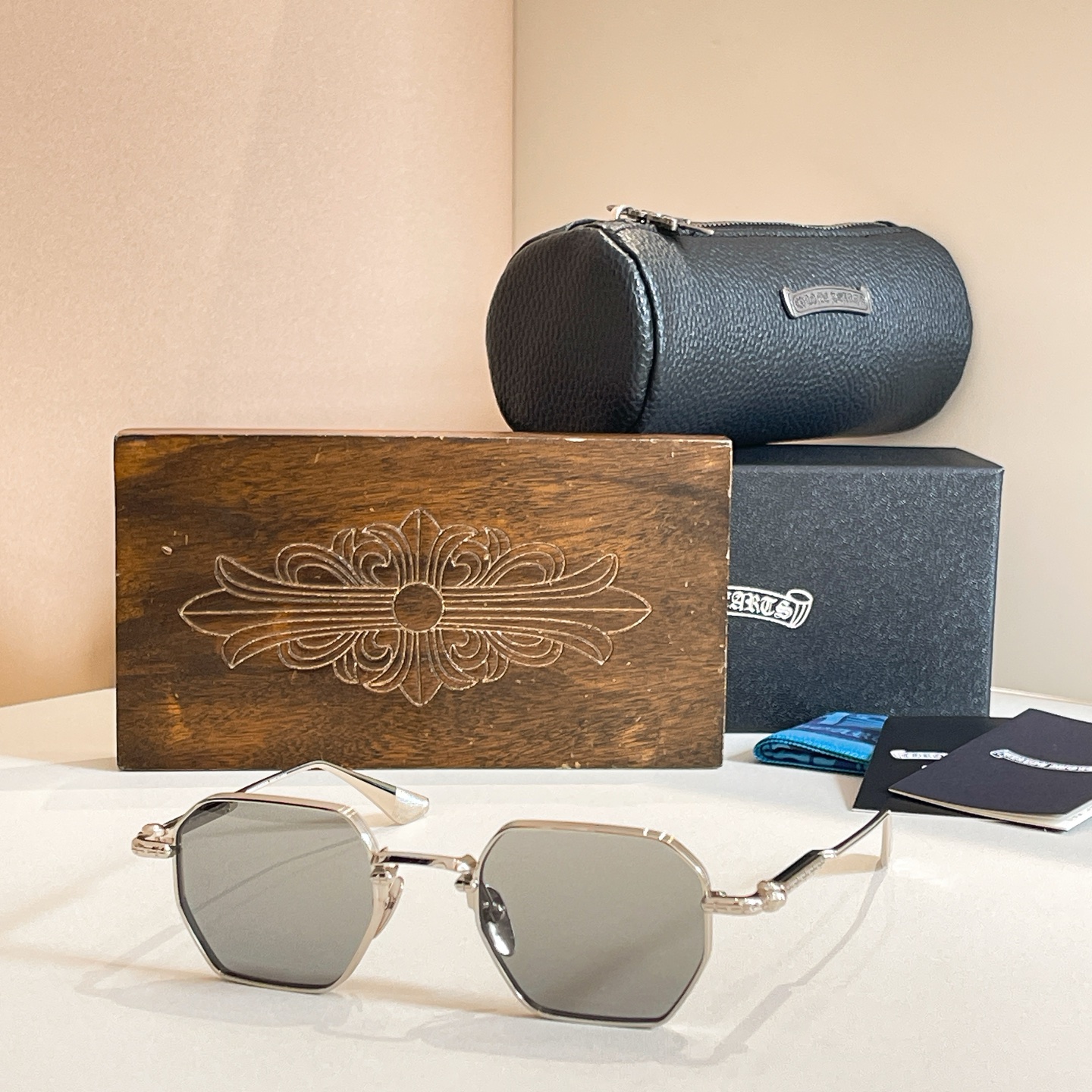 CHROME HEART*⚜️⚜️⚜️MODEL：MBK-18KGP⚜️⚜️⚜️SIZE：48口22-1