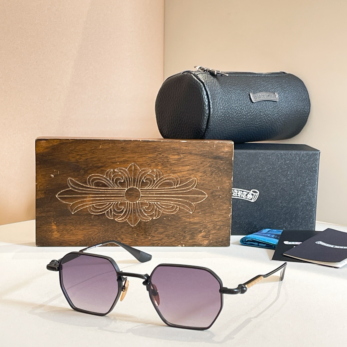 CHROME HEART*⚜️⚜️⚜️MODEL：MBK-18KGP⚜️⚜️⚜️SIZE：48口22-1