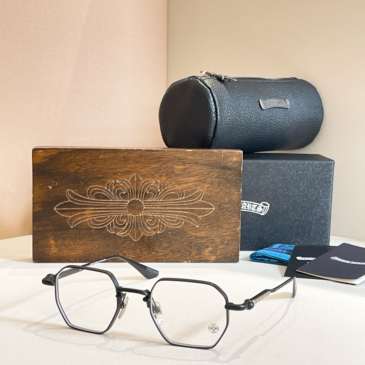 CHROME HEART*⚜️⚜️⚜️MODEL：MBK-18KGP⚜️⚜️⚜️SIZE：48口22-1