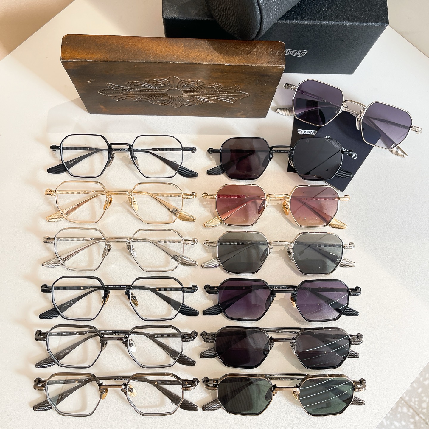 CHROME HEART*⚜️⚜️⚜️MODEL：MBK-18KGP⚜️⚜️⚜️SIZE：48口22-1