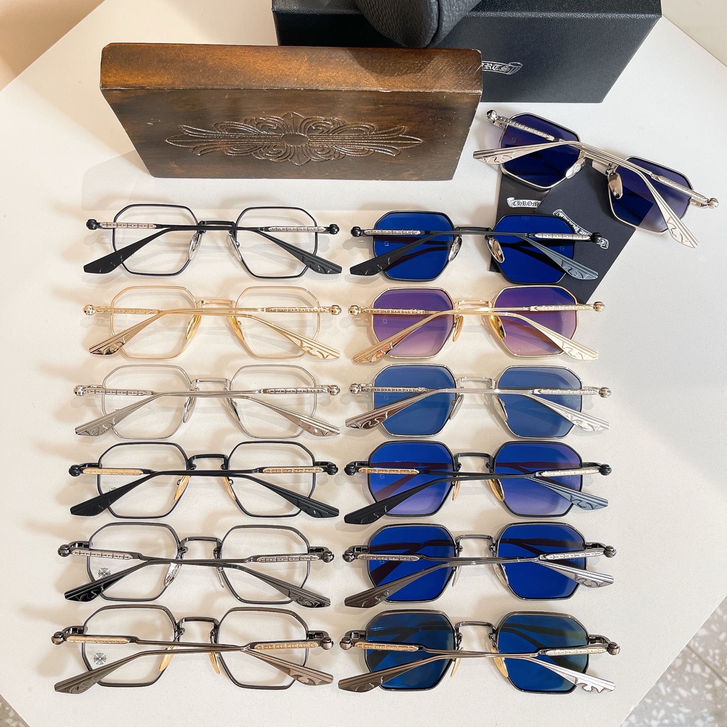 CHROME HEART*⚜️⚜️⚜️MODEL：MBK-18KGP⚜️⚜️⚜️SIZE：48口22-1