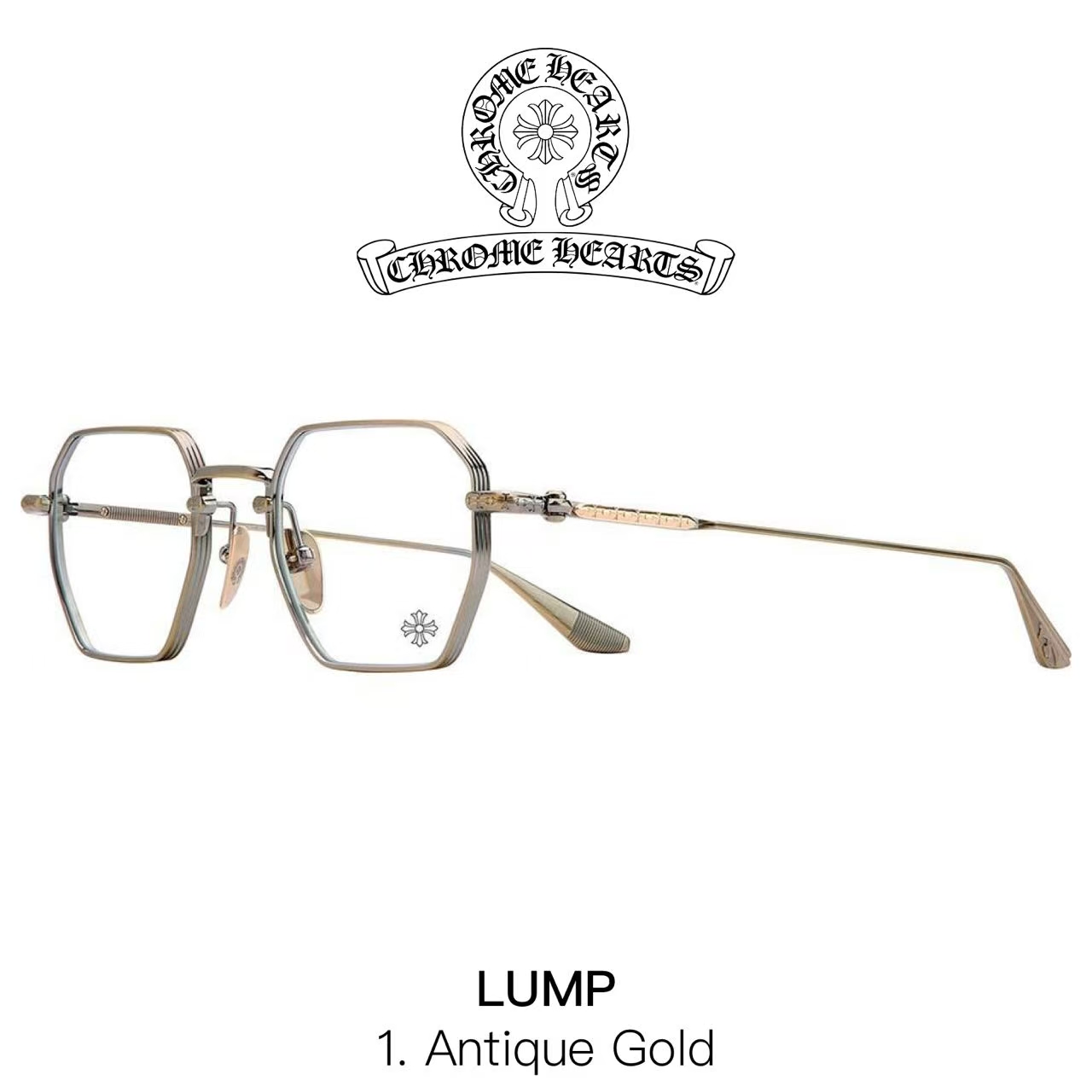 CHROME HEART*⚜️⚜️⚜️MODEL：MBK-18KGP⚜️⚜️⚜️SIZE：48口22-1