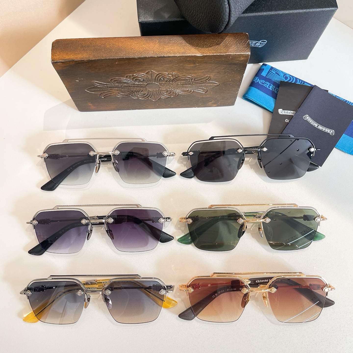 CHROME HEART*⚜️⚜️⚜️MODEL：BIDI ESEM⚜️⚜️⚜️SIZE：57口18-1