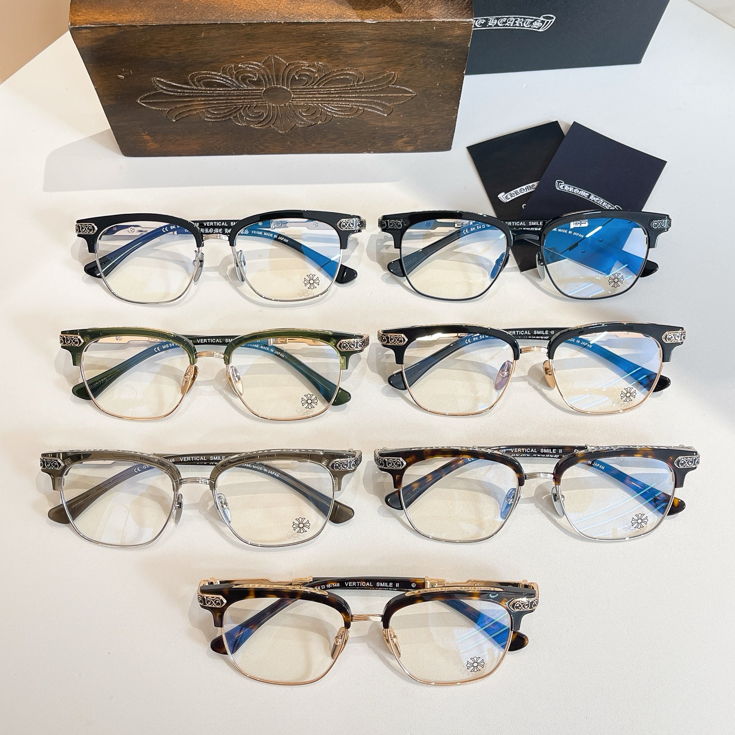 CHROME HEART*⚜️⚜️⚜️MODEL：VERTICAL SMILE⚜️⚜️⚜️SIZE：54