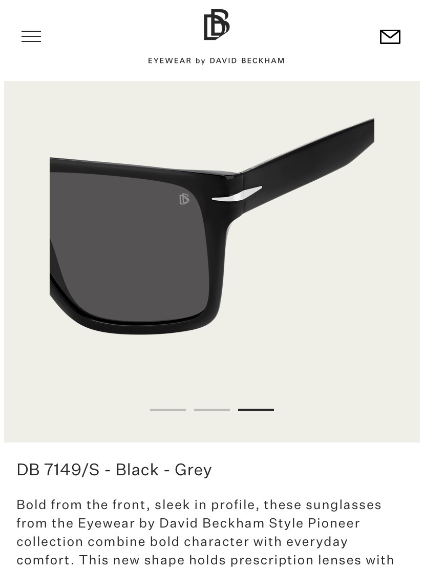 DAVID BECKHA*✨✨✨MODEL：DB7149✨✨✨SIZE：59口15-150✨✨✨