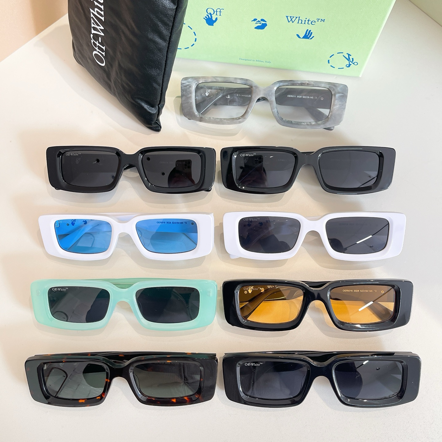 OFF WHITE🍂🍂🍂MODEL:OERI016🍂🍂🍂SIZE:52口19-145🍂🍂🍂