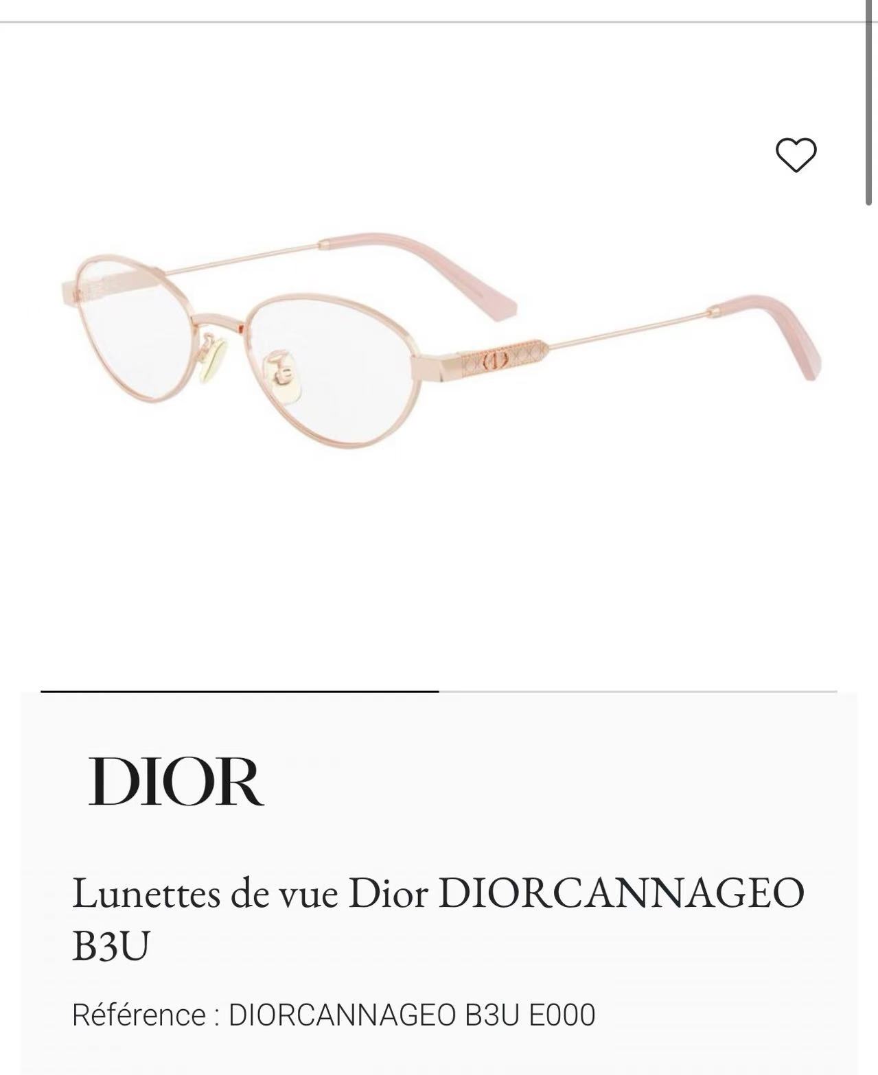 Dior DIO* MODEL: DIORCANNAGEO B3U SIZE：53口19-140