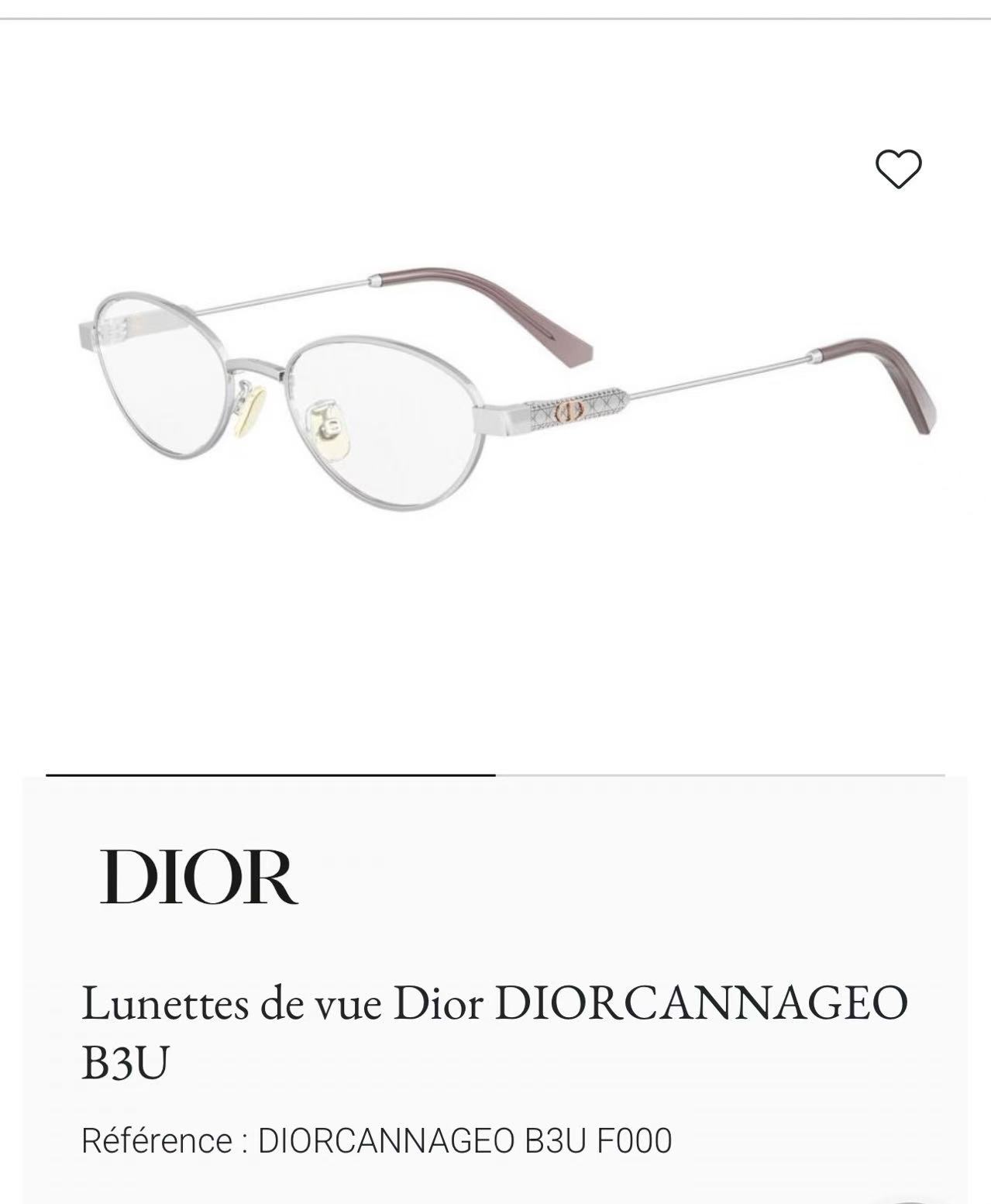 Dior DIO* MODEL: DIORCANNAGEO B3U SIZE：53口19-140