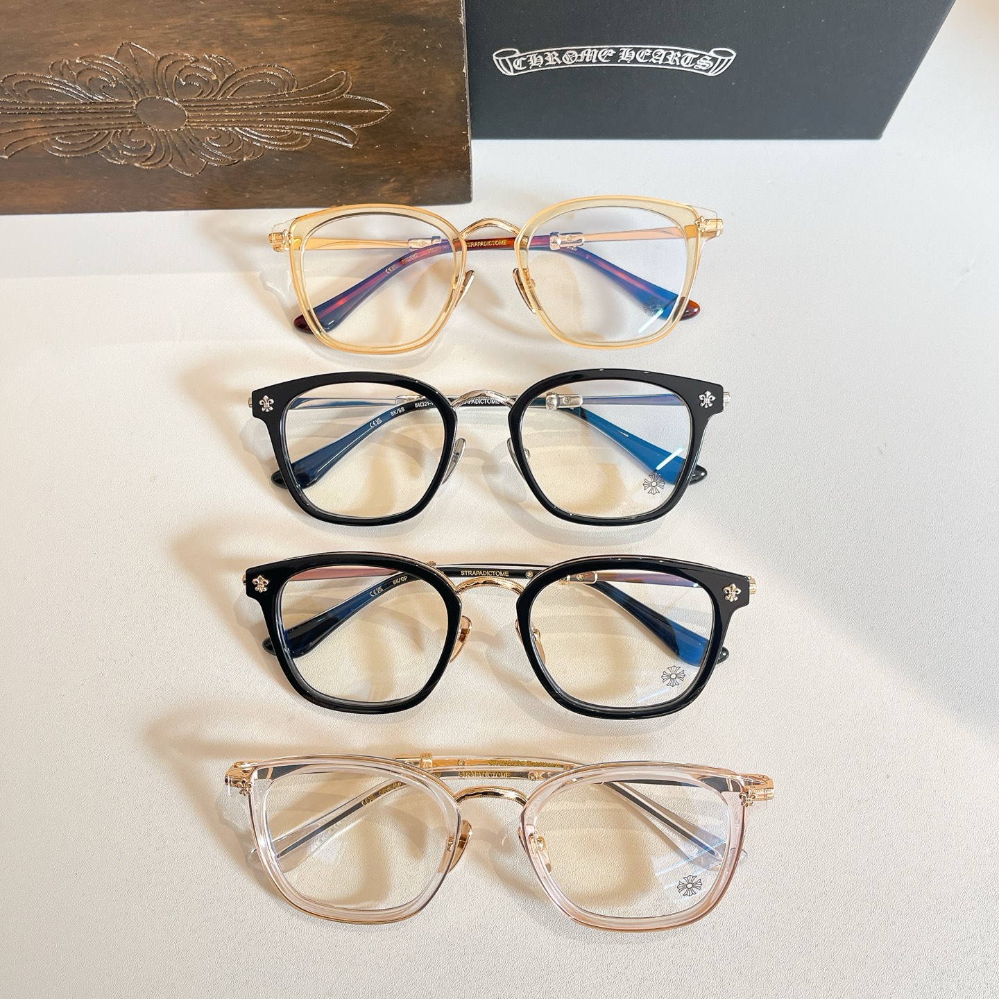 Chrome Heart*⚜️⚜️⚜️MODEL:STRAPADICTIOME⚜️⚜️⚜️SIZE：51