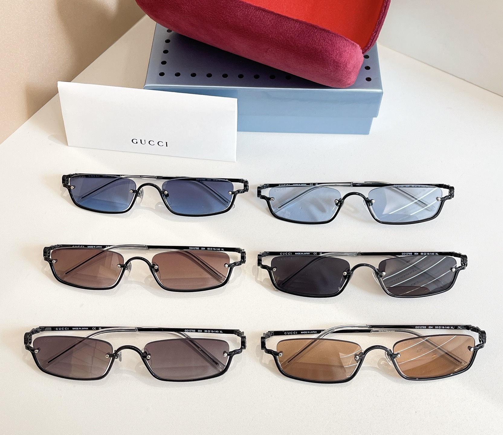 GUCC*🐝🐝🐝MODEL：GG1278S🐝🐝🐝SIZE：55口19-140🐝🐝🐝