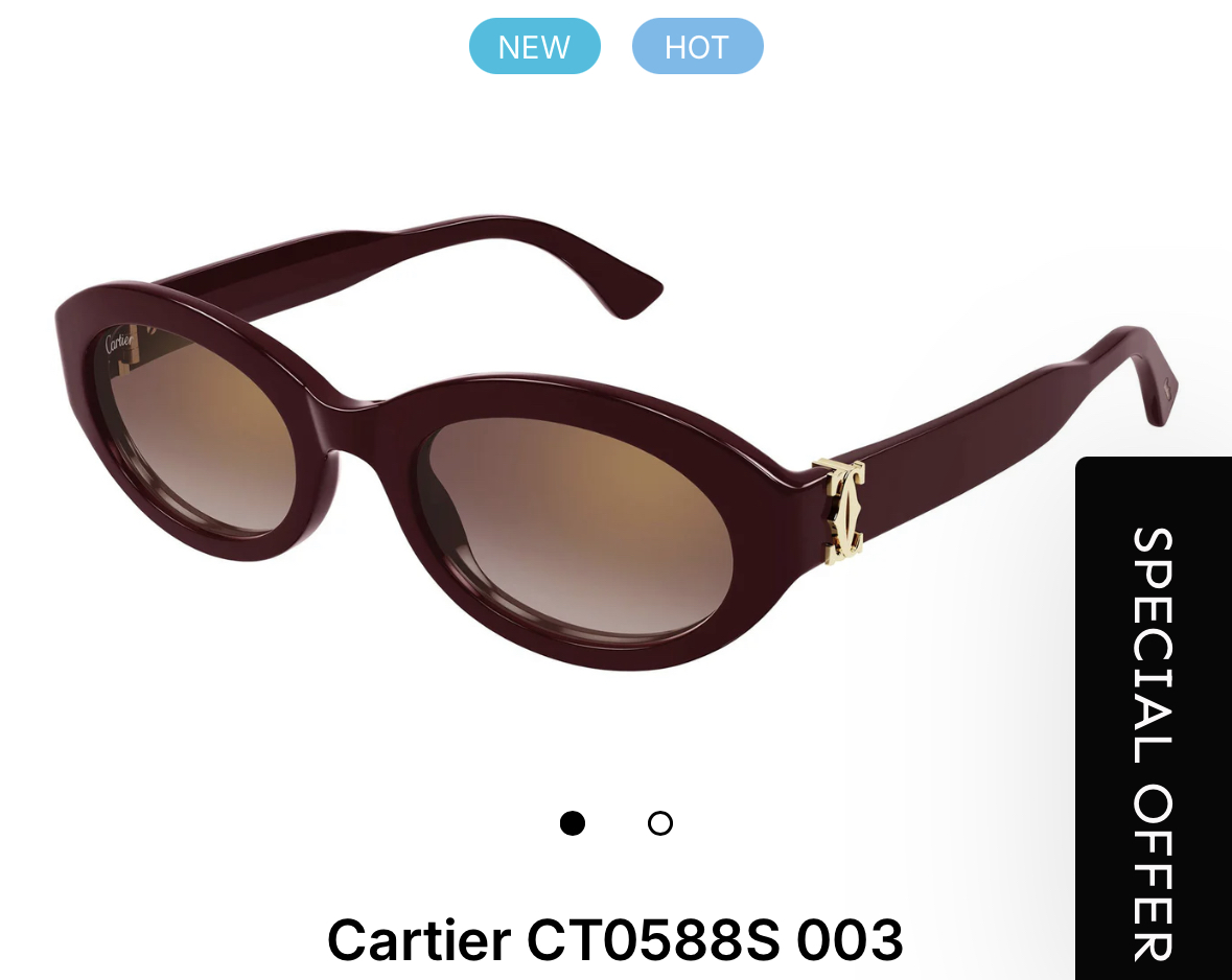 Cartie*✨✨✨MODEL：CT0588S✨✨✨ 145✨✨✨