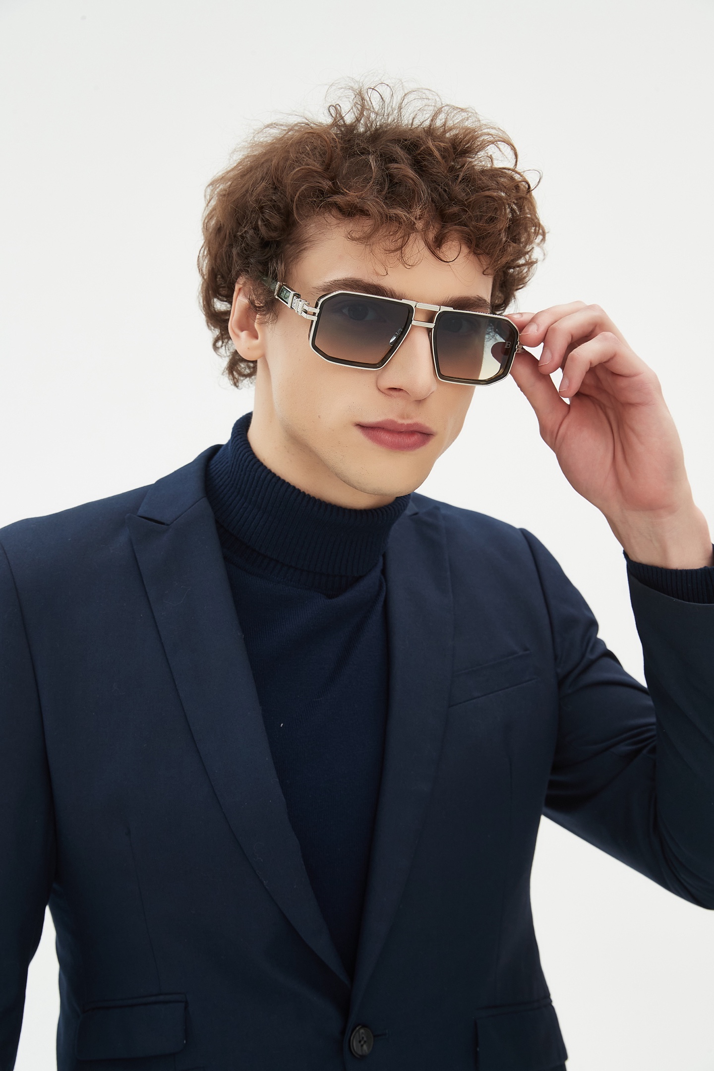 BALMAIN 巴尔曼🍁🍁🍁MODEL：BPS-278-57//BLK- GLD🍁🍁🍁SIZE：57口1